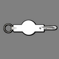Key Clip W/ Key Ring & 2" Circle Key Tag